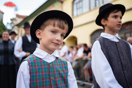 Izjemen obisk zaznamoval 50. Dneve narodnih noš in oblačilne dediščine v Kamniku (Blaž T. Muc)  (77)